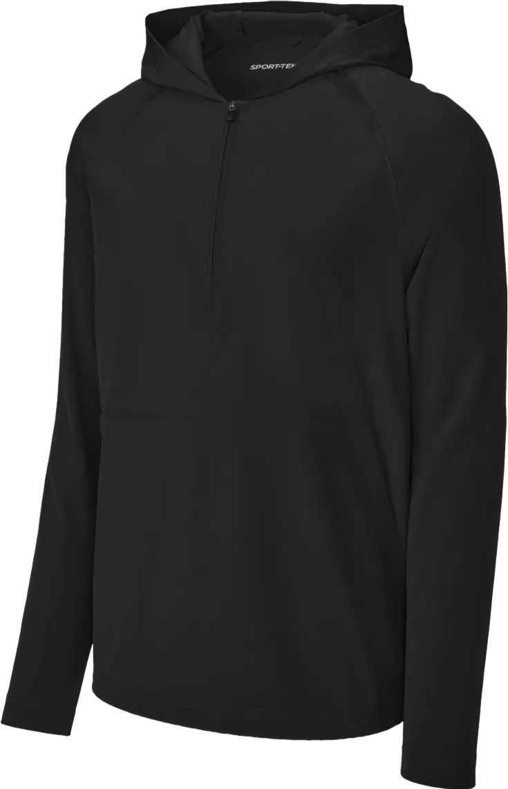 Repeat 1/2-Zip Long Sleeve Hooded Jacket