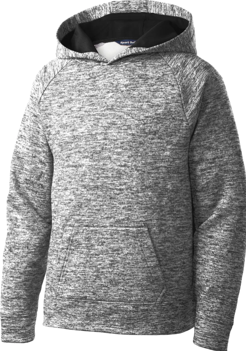 Youth PosiCharge Electric Heather Fleece Hooded Pullover