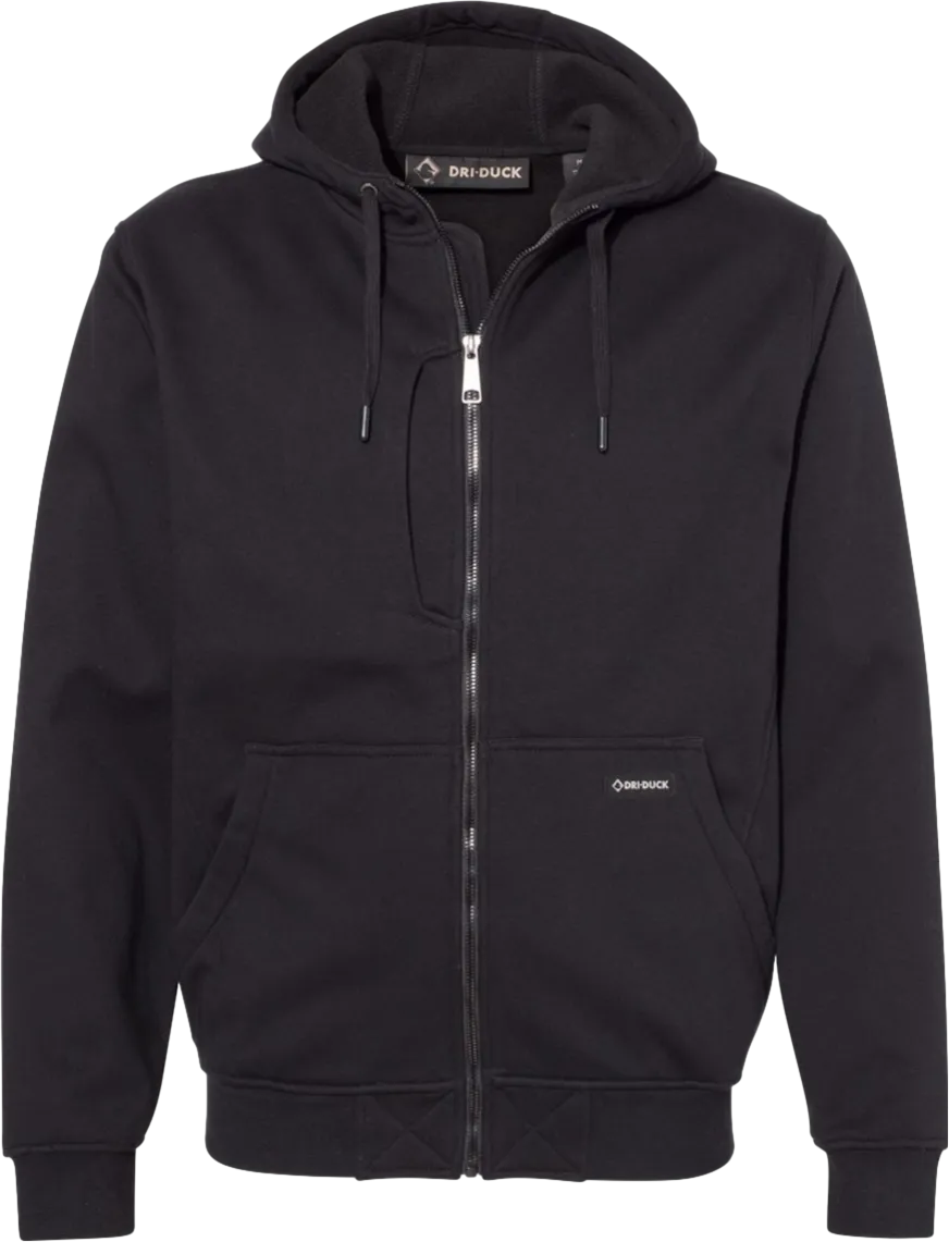 Drop Ship - DRI DUCK Men's Bateman Bonded Power Fleece 2.0 Full-Zip Jacket