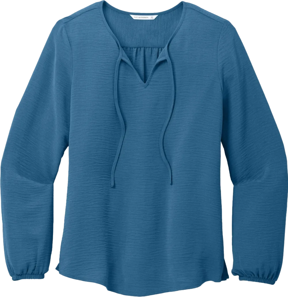 Ladies Textured Crepe Blouse
