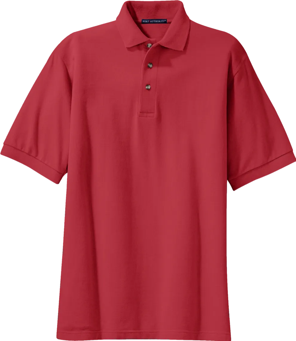 Heavyweight Cotton Pique Polo