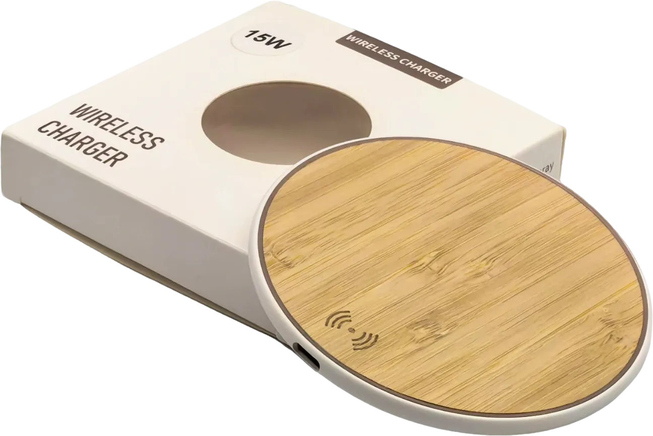 Bamboo 15W Wireless Charger