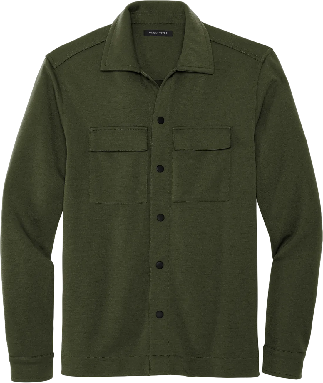 Double-Knit Snap Front Jacket