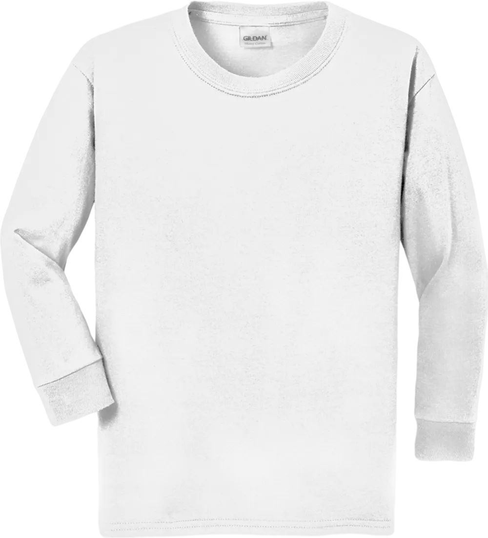 Youth Heavy Cotton 100% Cotton Long Sleeve T-Shirt
