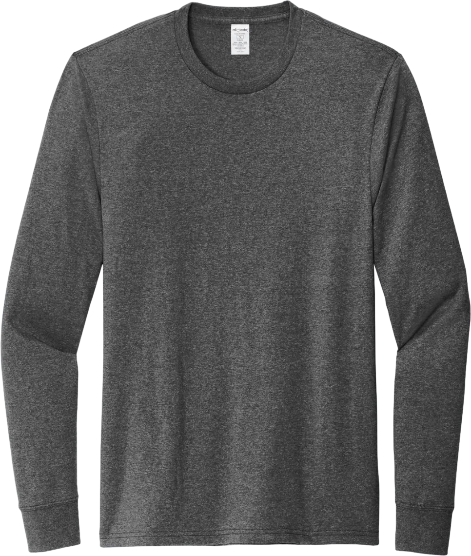 Unisex Long Sleeve Recycled Blend Tee