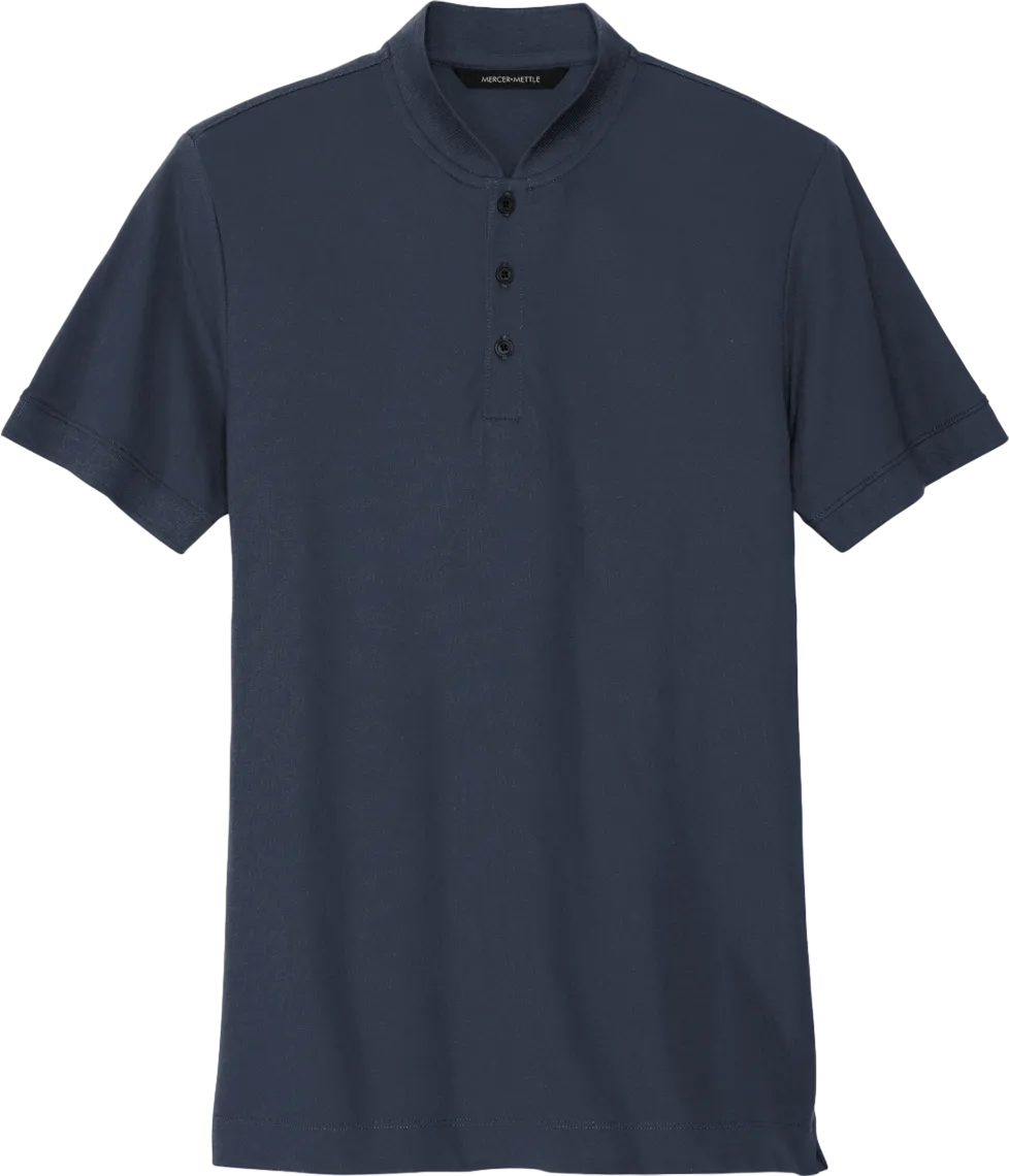 Stretch Pique Henley