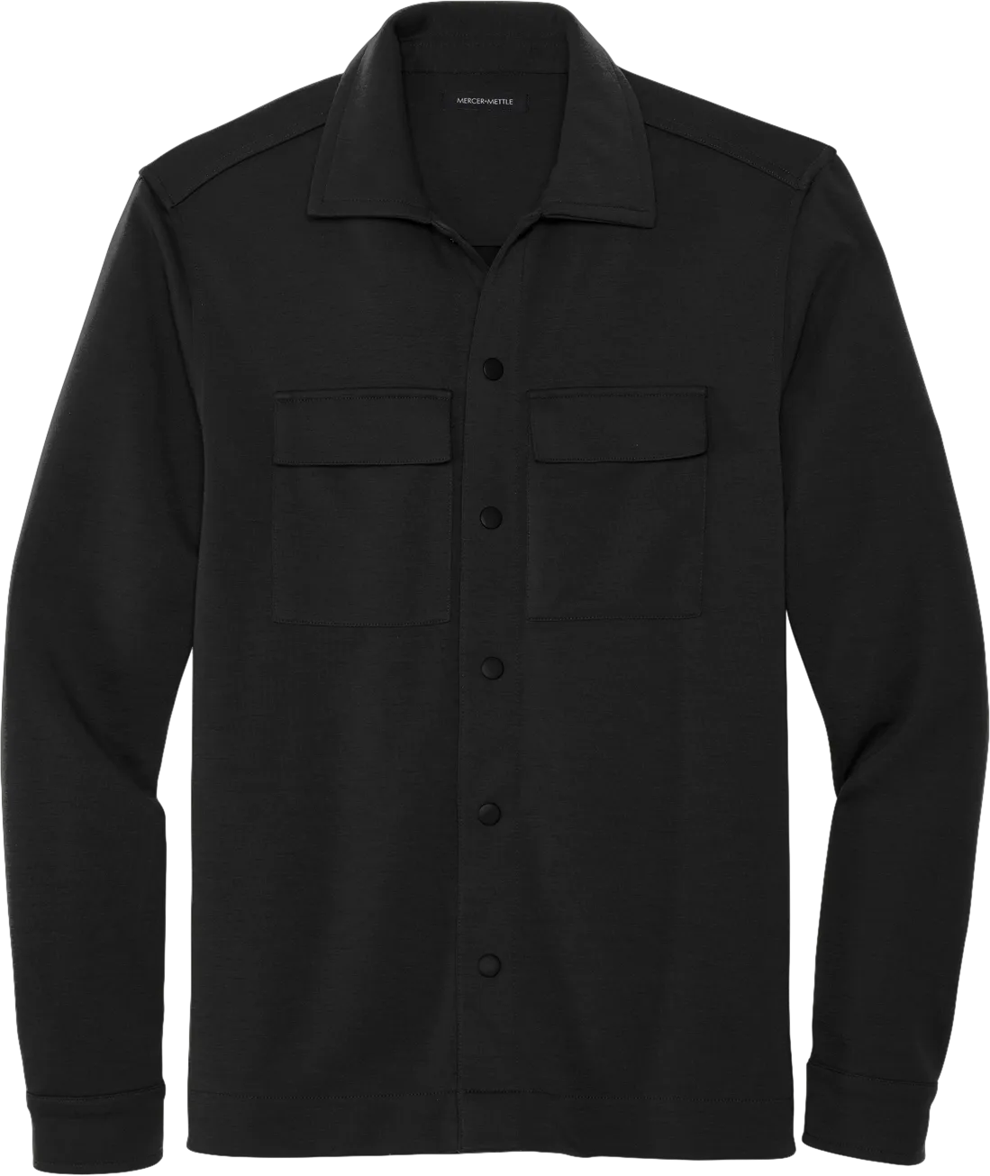 Double-Knit Snap Front Jacket