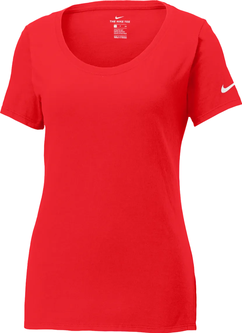 Ladies Core Cotton Scoop Neck Tee