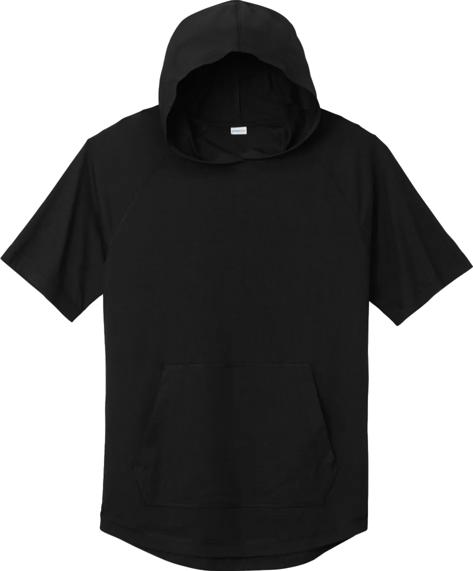 PosiCharge Tri-Blend Wicking Short Sleeve Hoodie