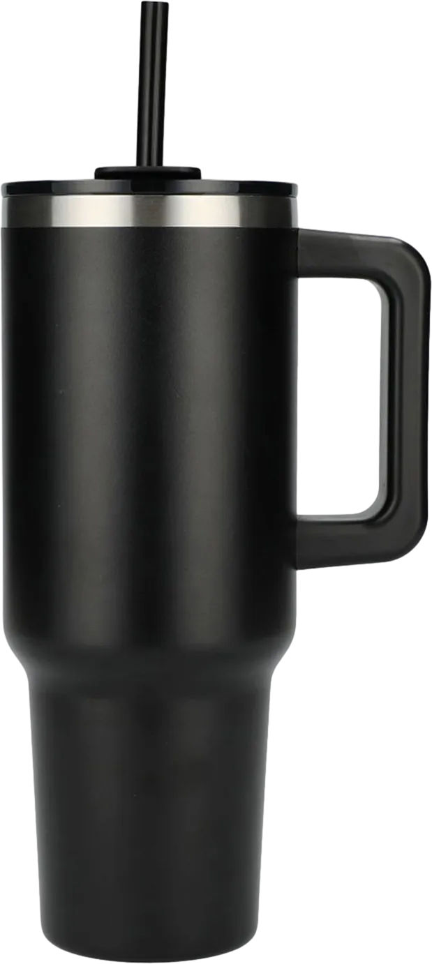 Pinnacle 40 oz Vacuum Insulated Eco-Friendly Travel Tumbler With Straw