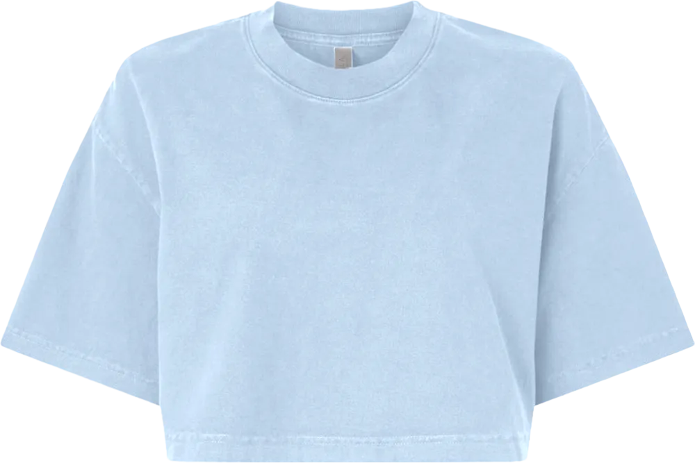 Women's Garment-Dyed Cropped Tee