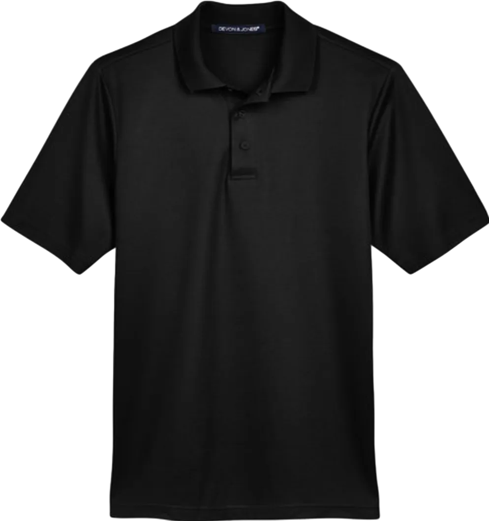 CrownLux Performance Men's Plaited Polo