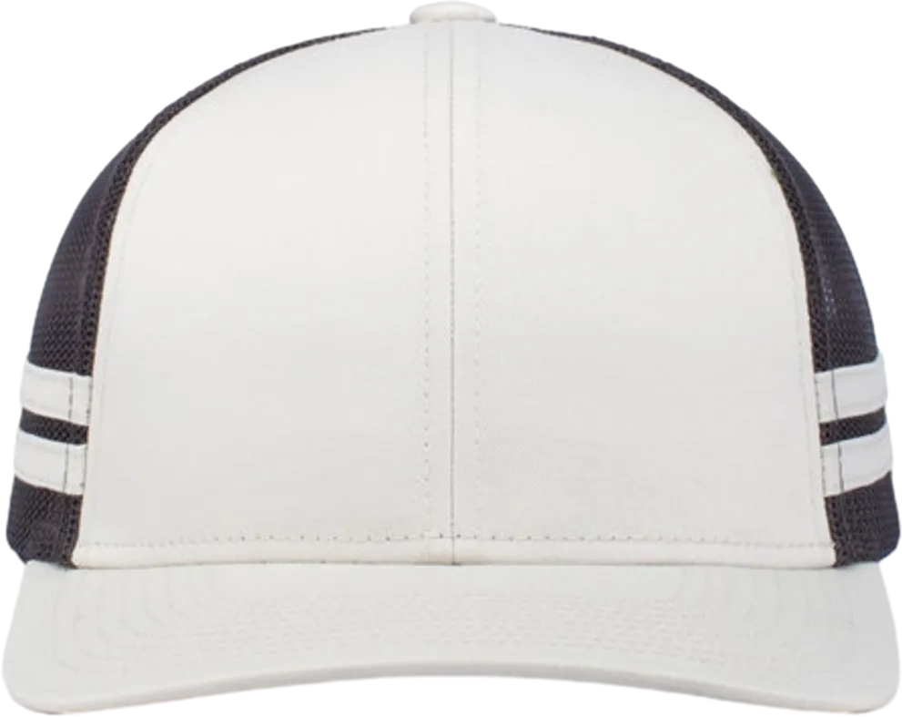 Low-Profile Stripe Trucker Cap
