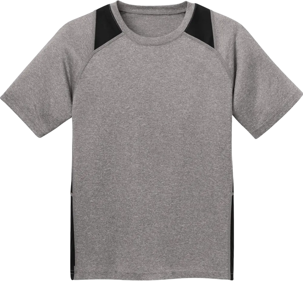 Youth Heather Colorblock Contender Tee