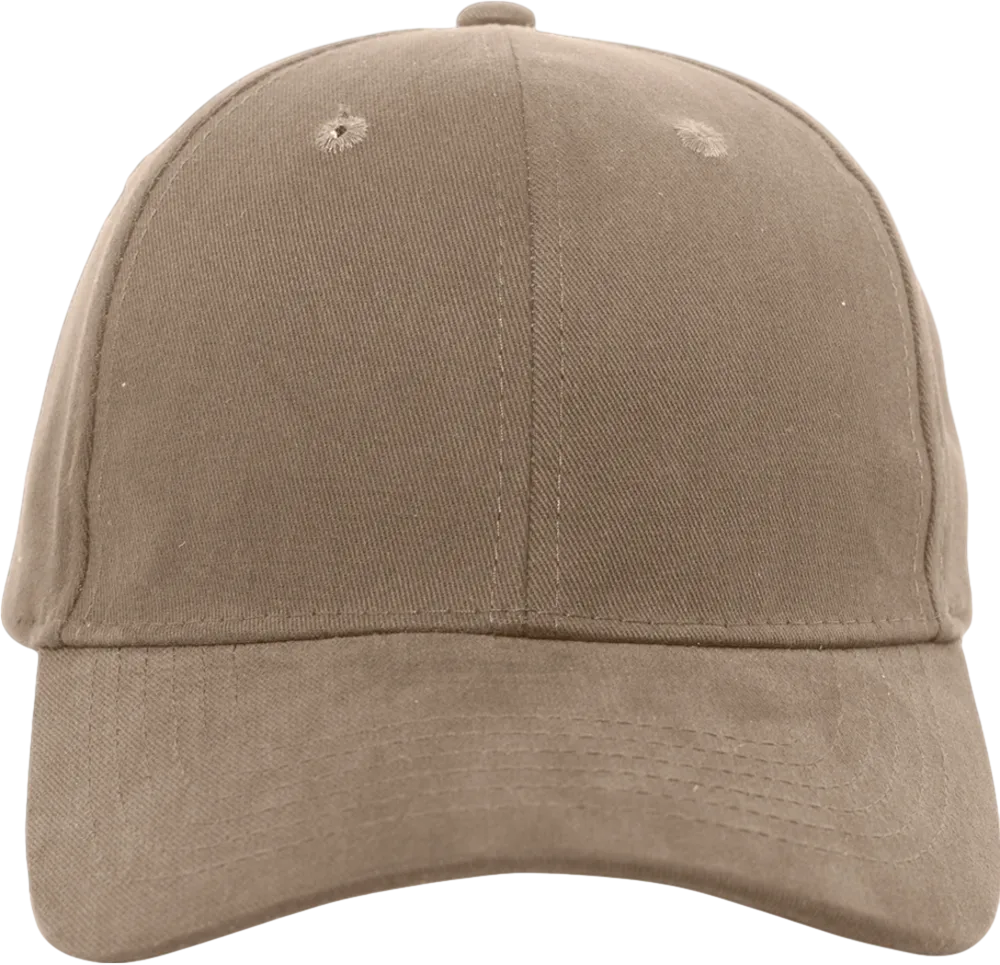 Structured Brushed Cotton Twill Hook-And-Loop Adjustable Cap