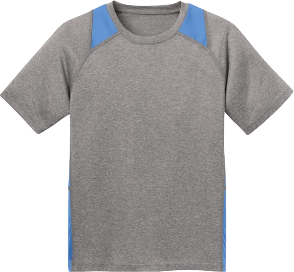 Youth Heather Colorblock Contender Tee
