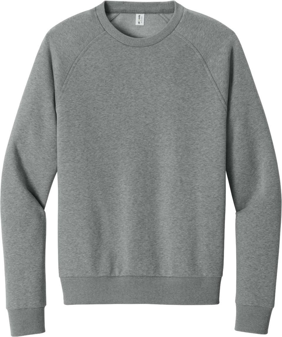 Unisex Organic CVC Fleece Crewneck Sweatshirt