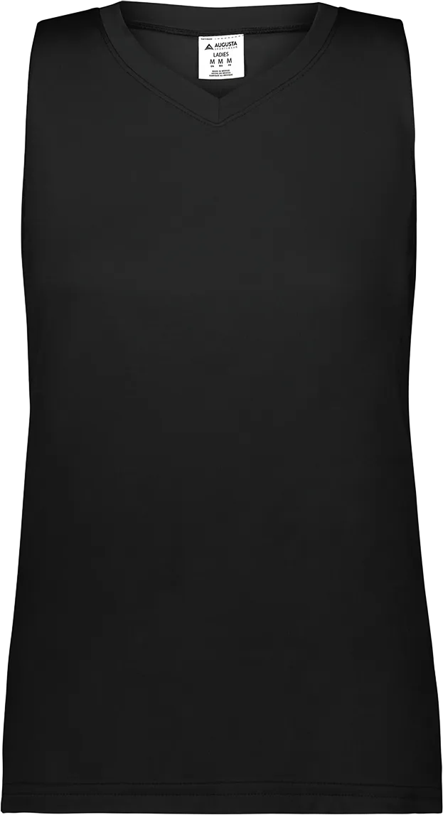 Girls Attain Wicking Sleeveless Jersey