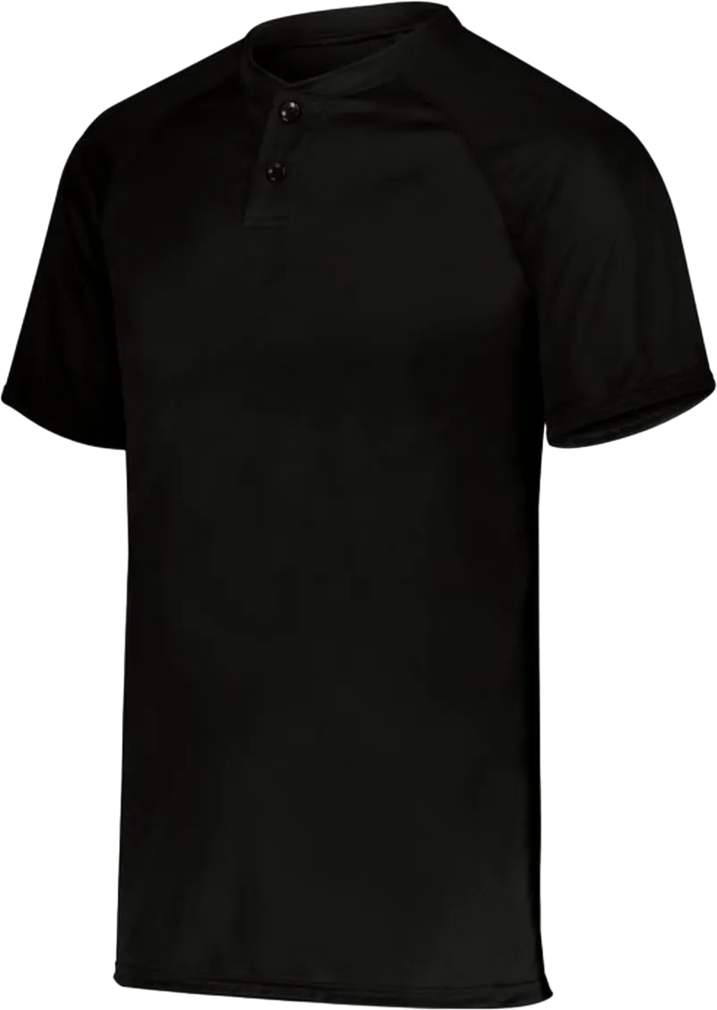 Youth Attain Wicking Two-Button Baseball Jersey