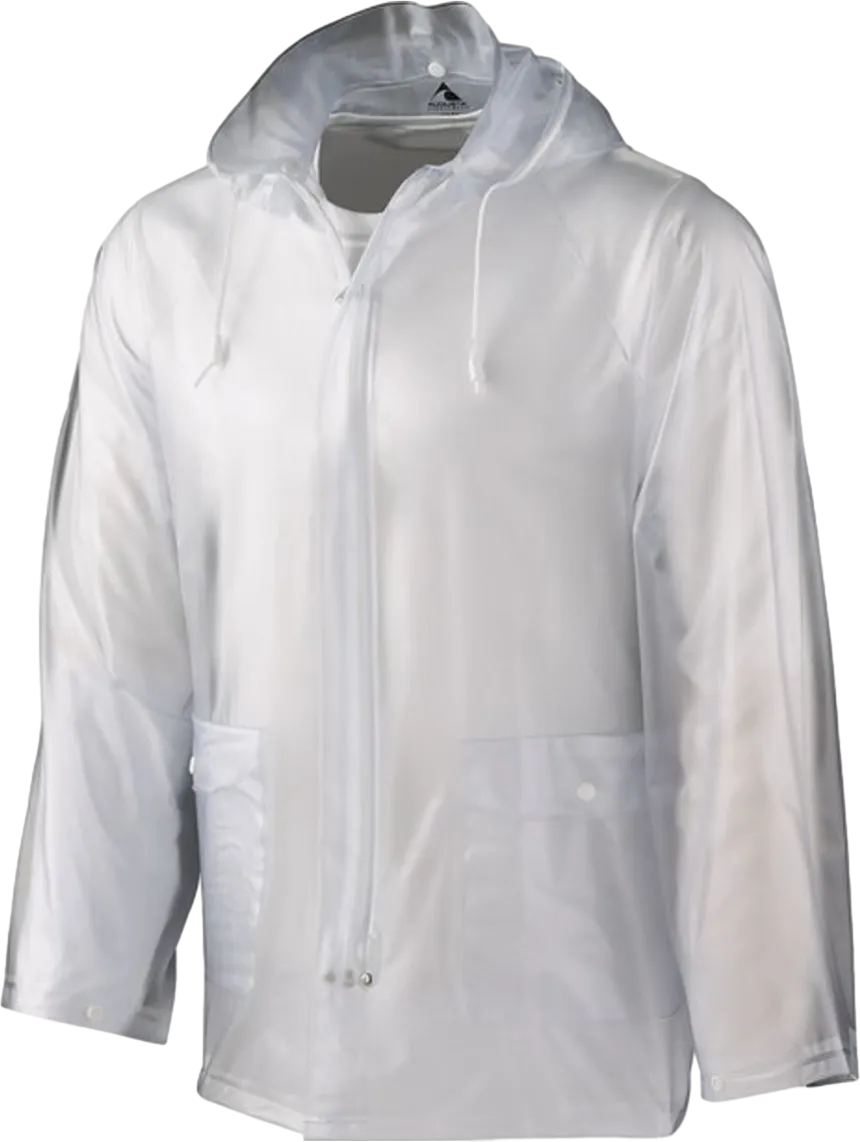 Clear Hooded Rain Jacket