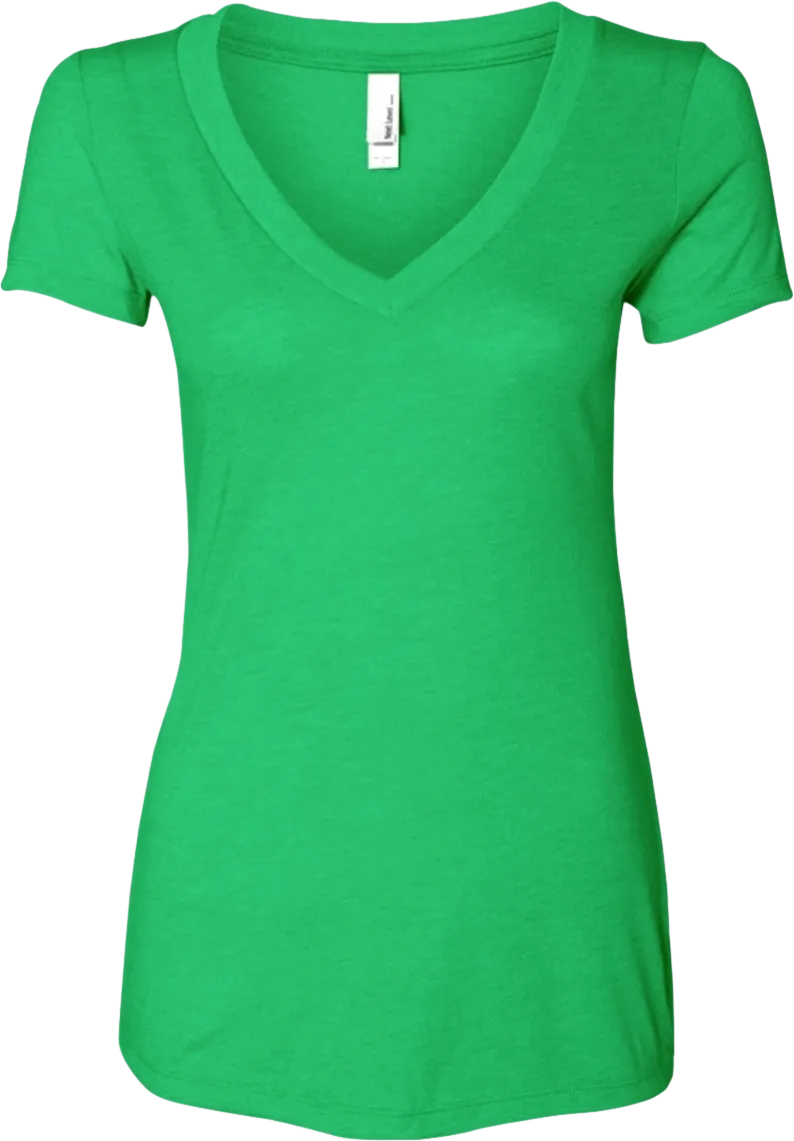 Women's Triblend Deep V