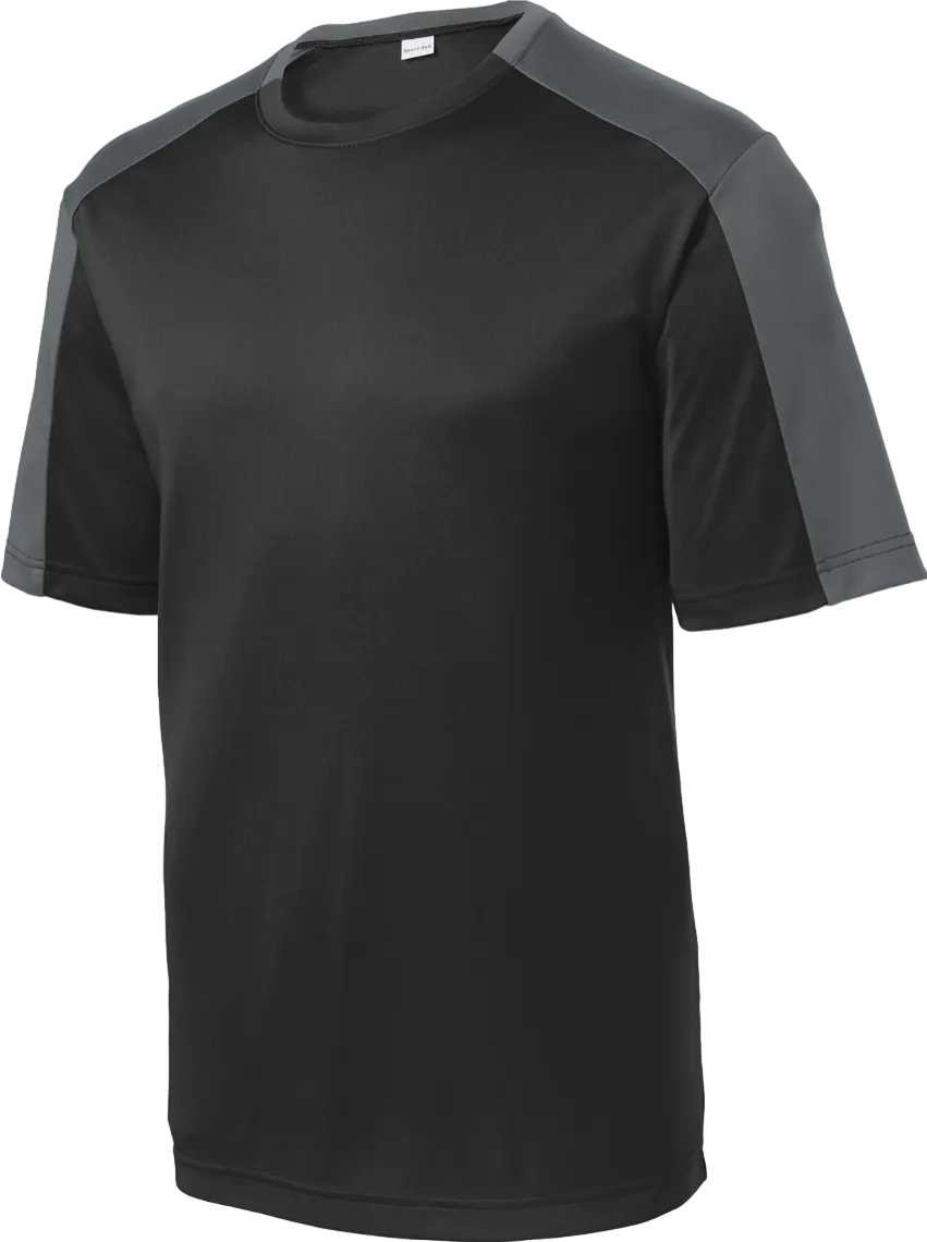 PosiCharge Competitor Sleeve-Blocked Tee
