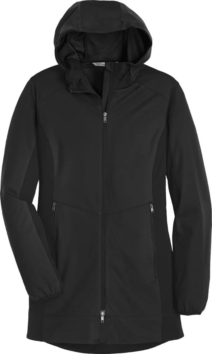 Ladies Active Hooded Soft Shell Jacket