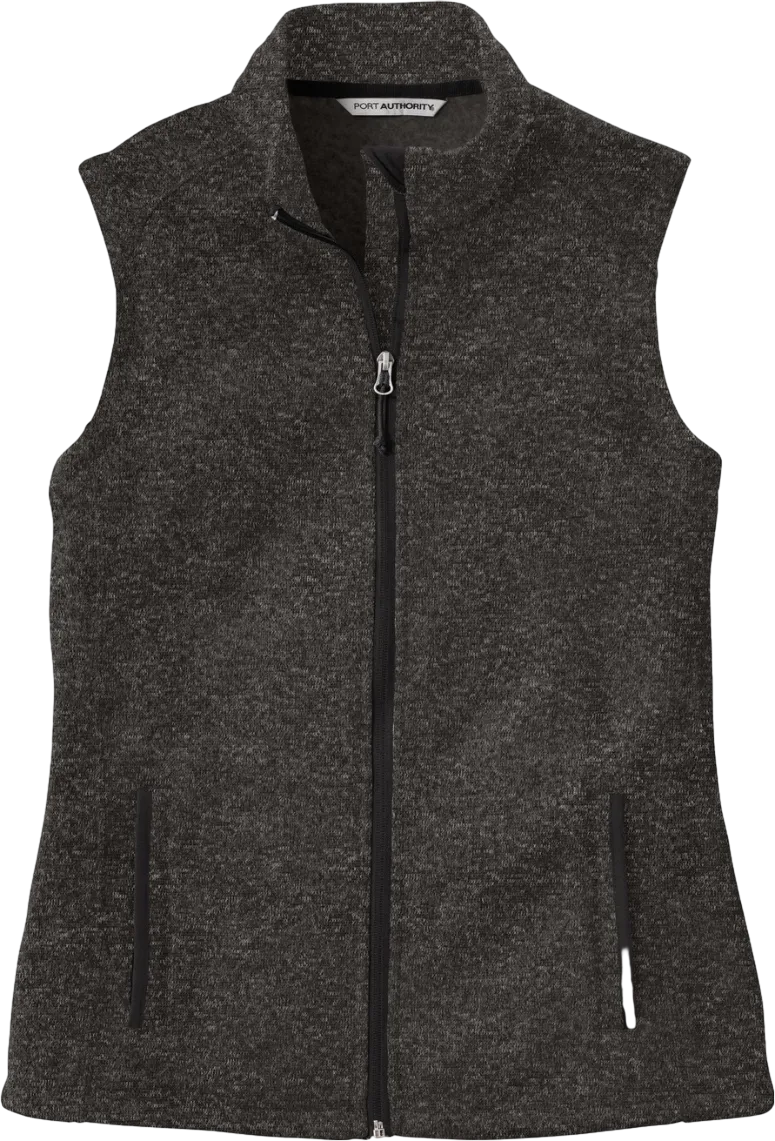 Ladies Sweater Fleece Vest