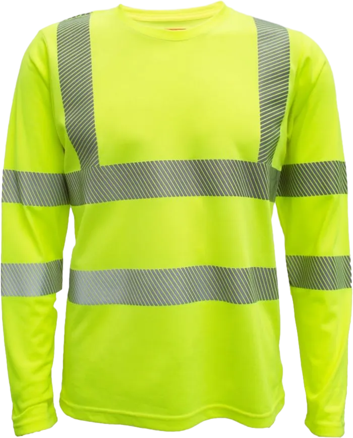 Intra Long Sleeve High Vision Men's Reflective T-Shirt