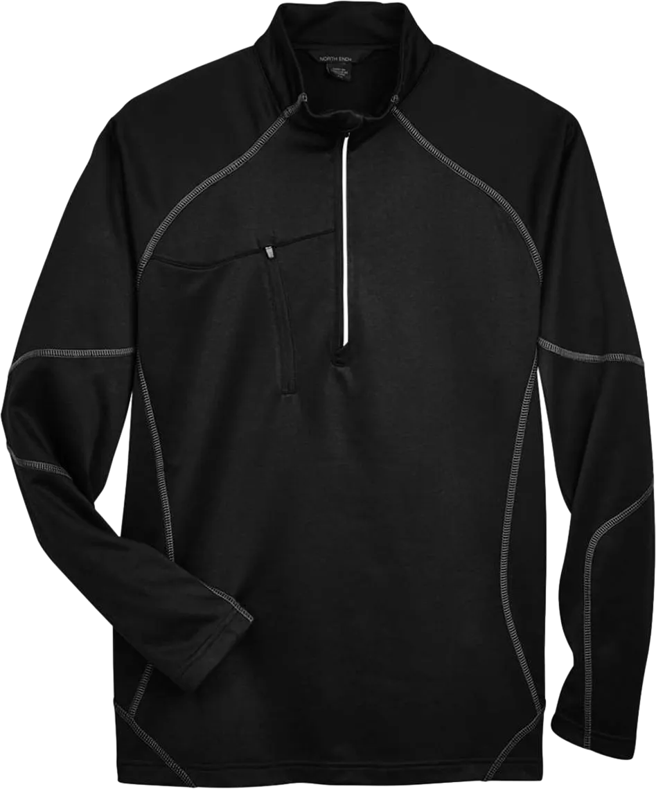 North End Men's Catalyst Performance Fleece Quarter-Zip Pullover