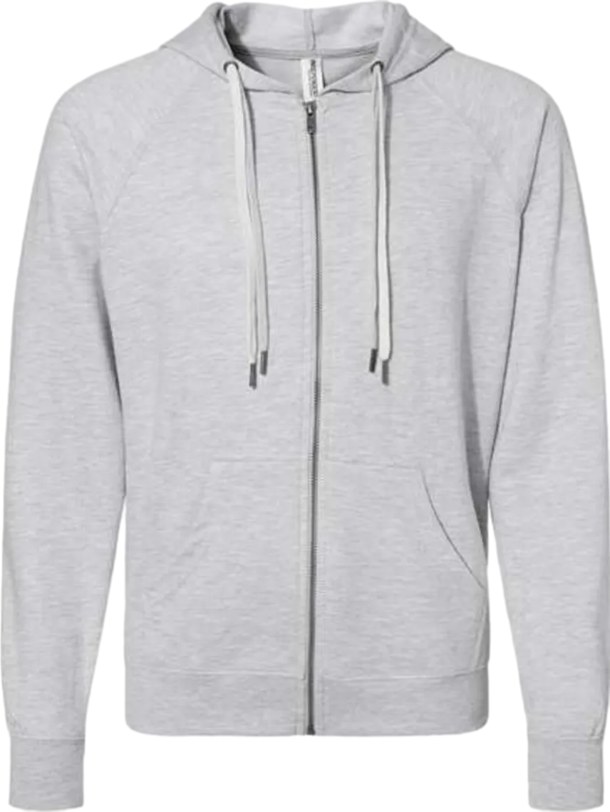 Icon Lightweight Loopback Terry Full-Zip Hooded Sweatshirt
