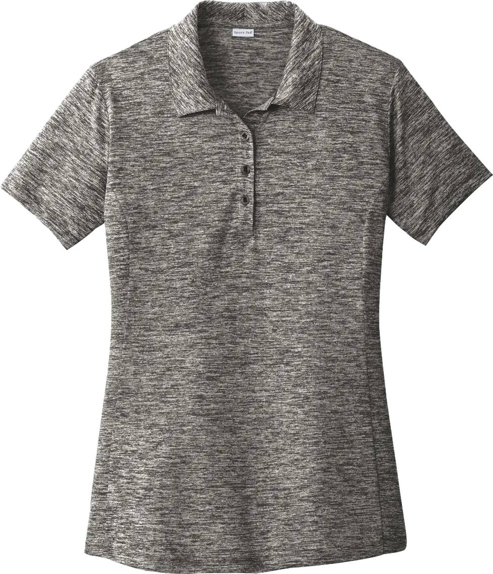 Ladies PosiCharge Electric Heather Polo