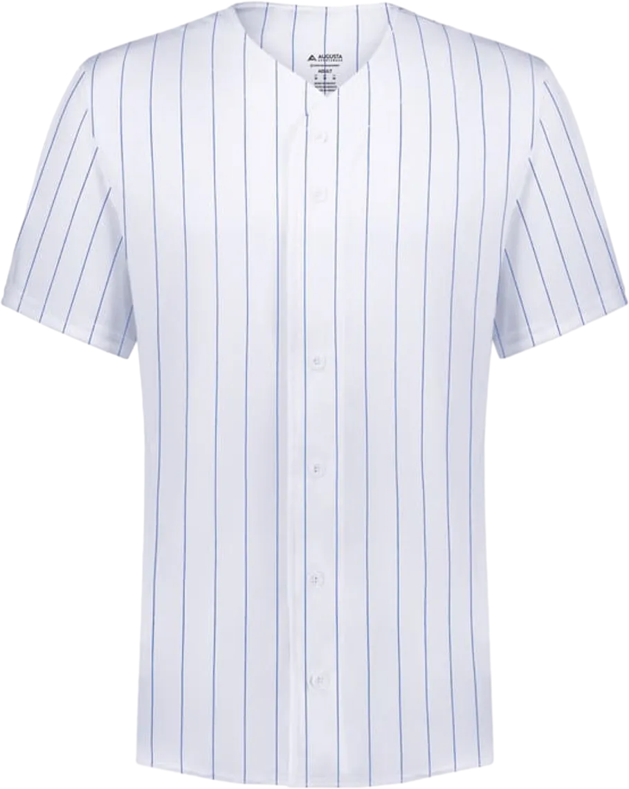 Youth Pinstripe Full-Button Jersey