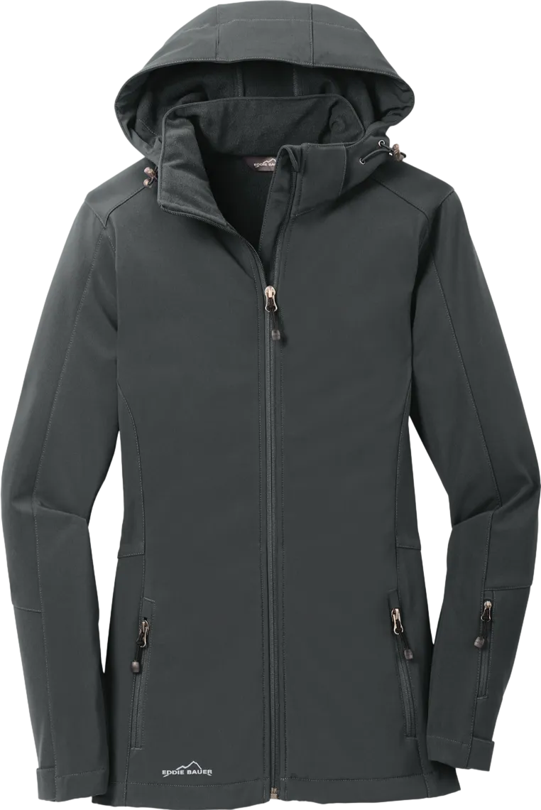 Ladies Hooded Soft Shell Parka