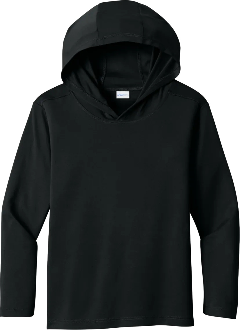 Sport-Tek Youth Posi-UV Pro Long Sleeve Hoodie
