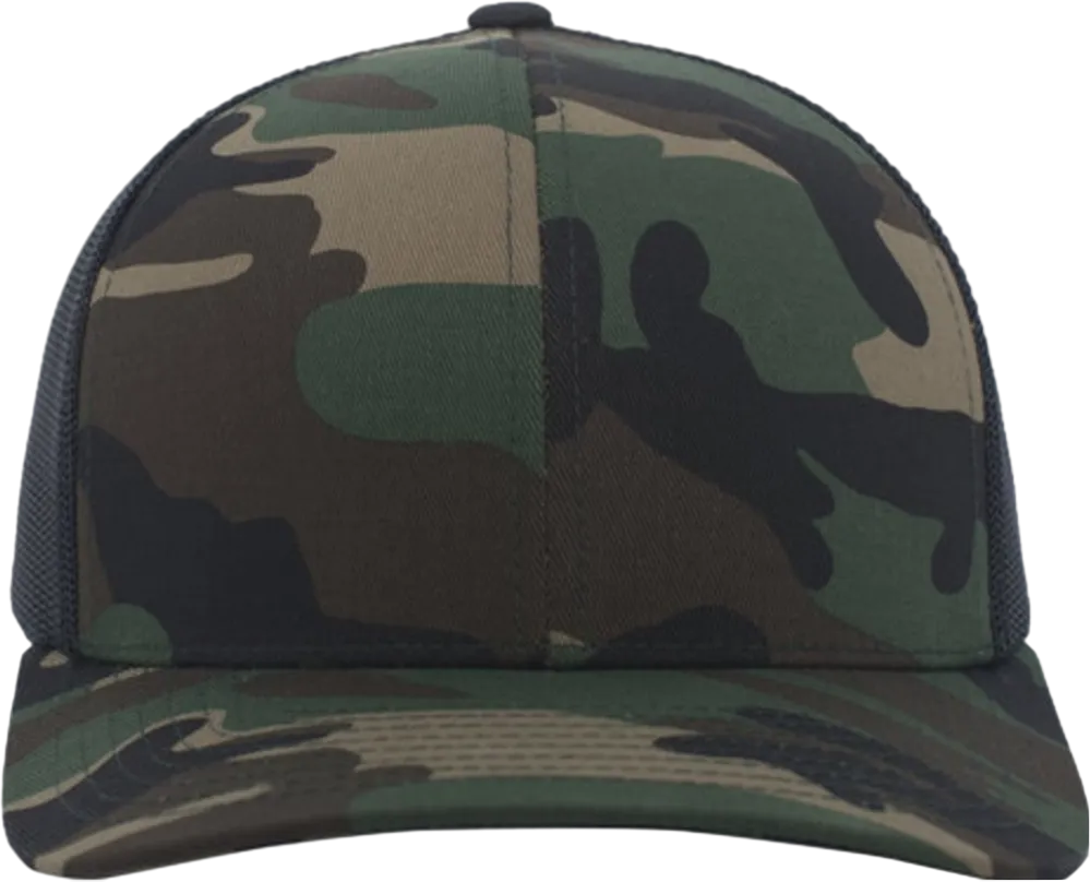 Camo Snapback Trucker Cap