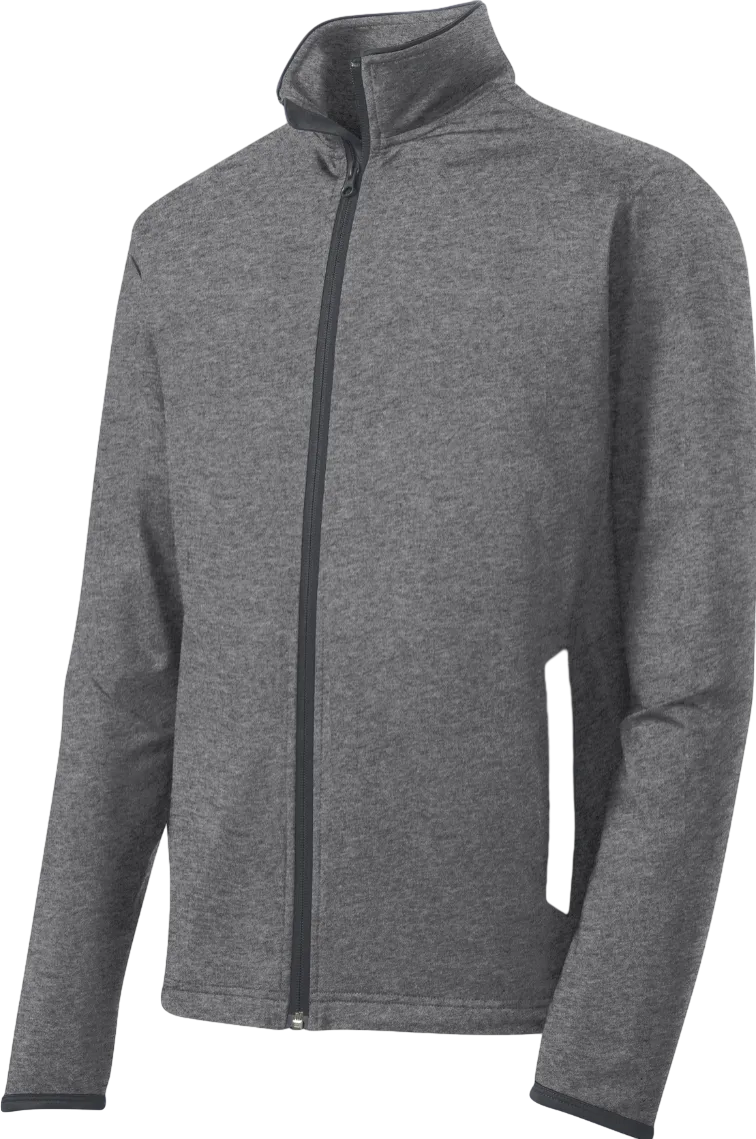 Sport-Wick Stretch Contrast Full-Zip Jacket