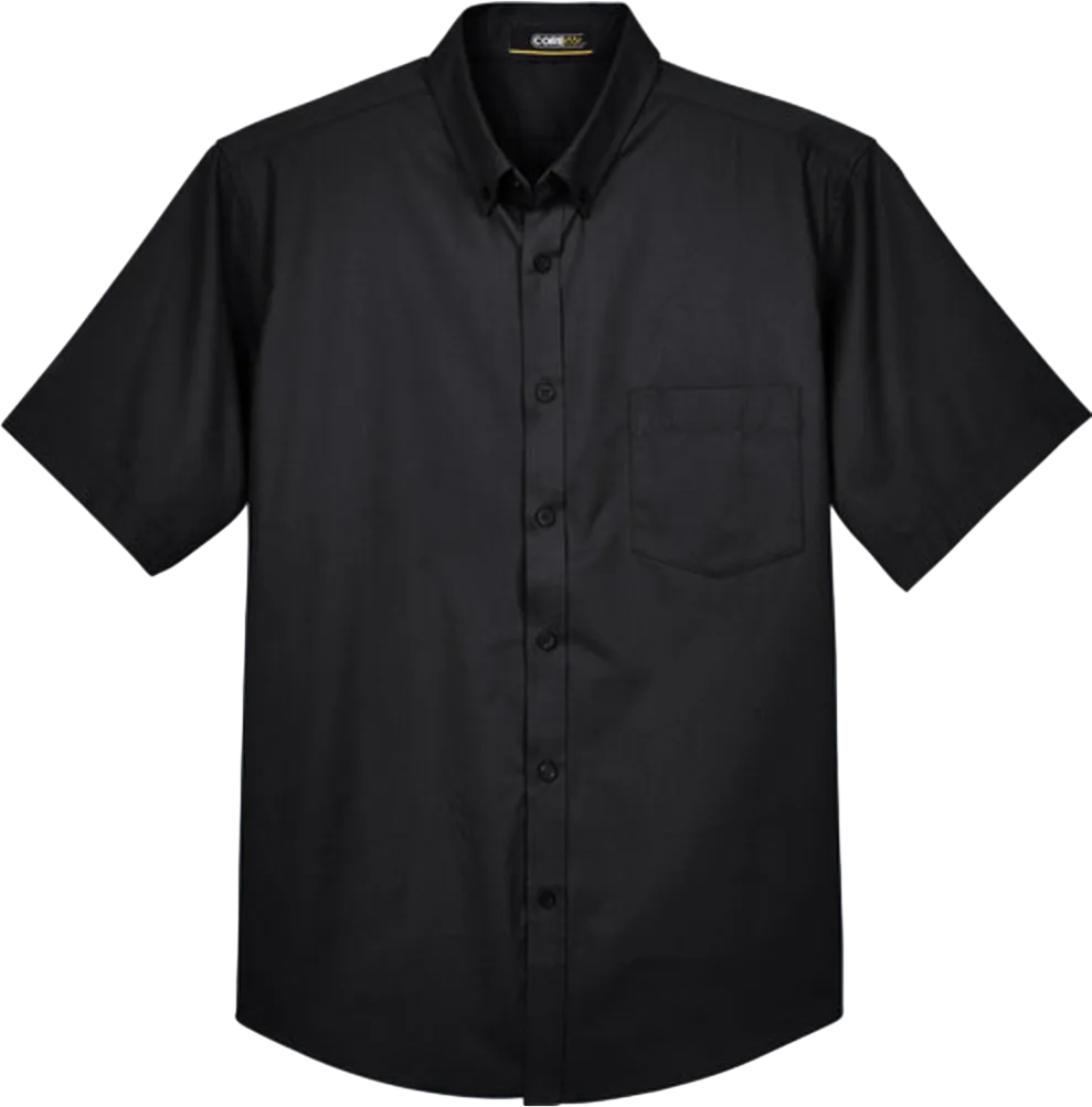 Men's Tall Optimum Short-Sleeve Twill Shirt