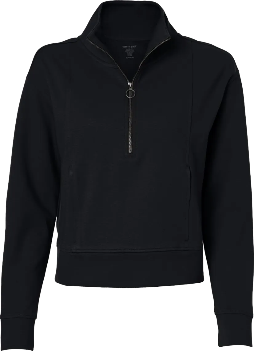 North End Women's Mantra Half-Zip Ottoman Pullover
