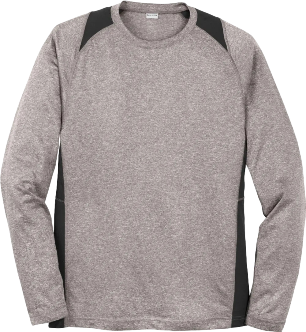 Long Sleeve Heather Colorblock Contender Tee