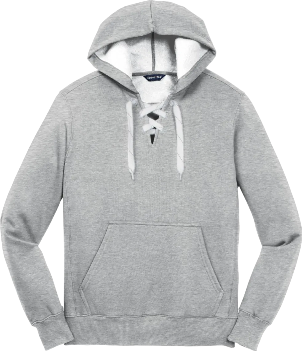 Lace Up Pullover Hooded Sweatshirt