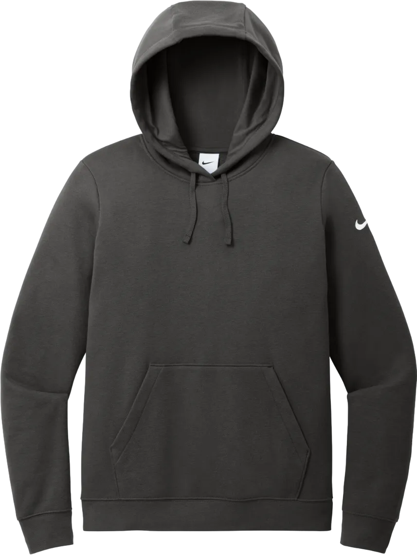 Ladies Club Fleece Sleeve Swoosh Pullover Hoodie