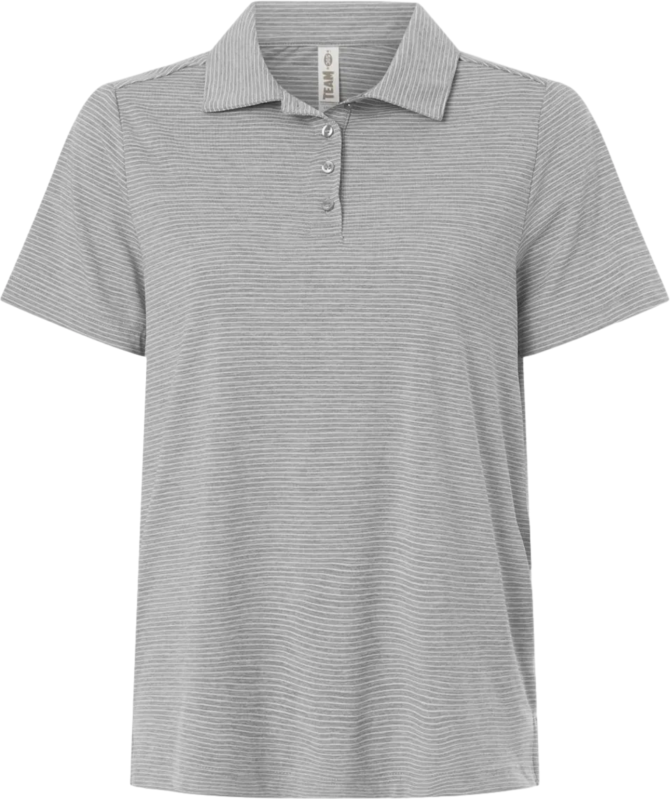 Team 365 Women's Relay Heathered Stripe Polo