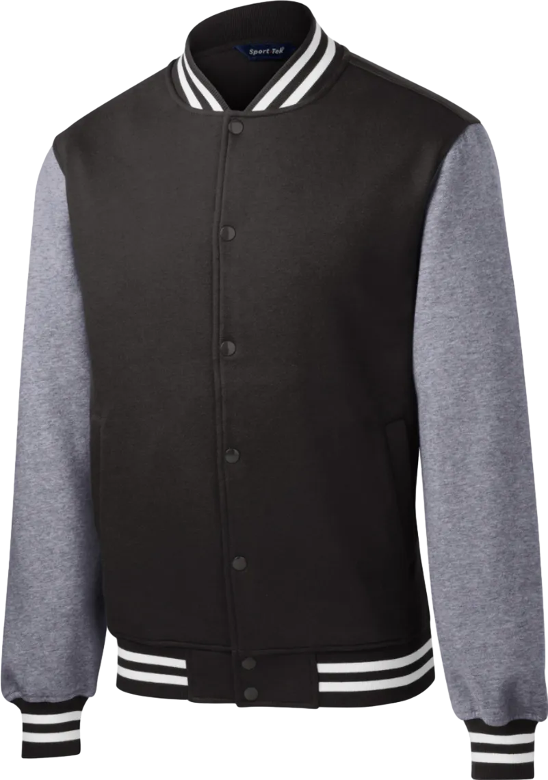 Fleece Letterman Jacket