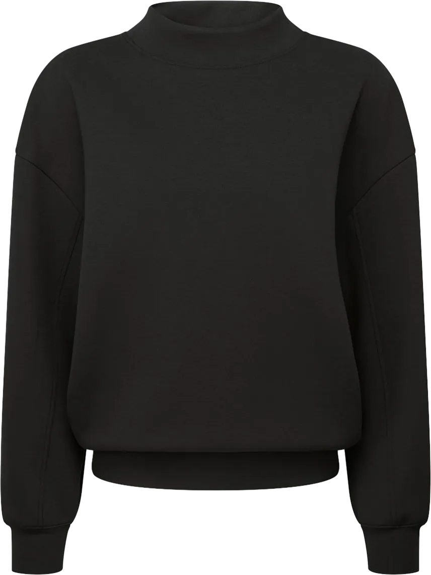 TriDri Women's Luxe Mock Neck Sweatshirt