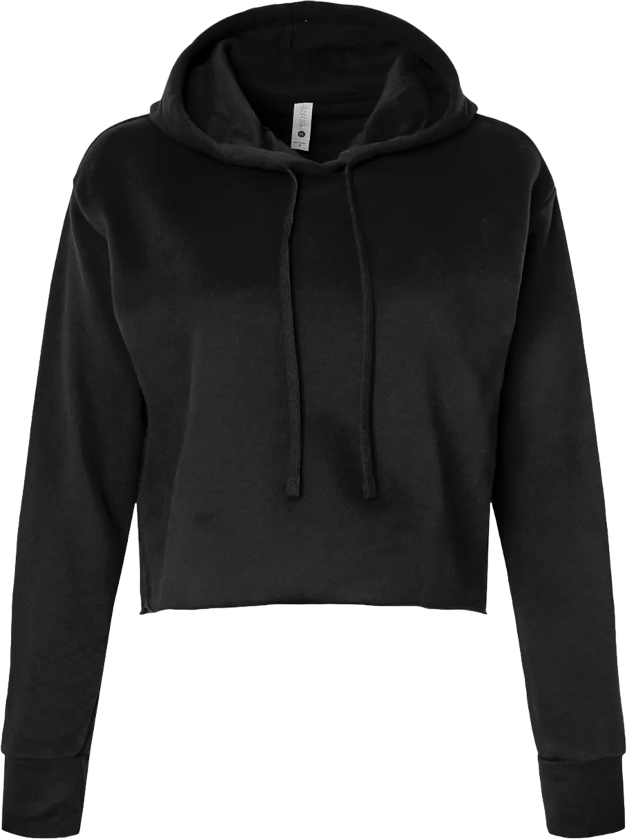 Ladies' Cropped Pullover Hooded Sweatshirt