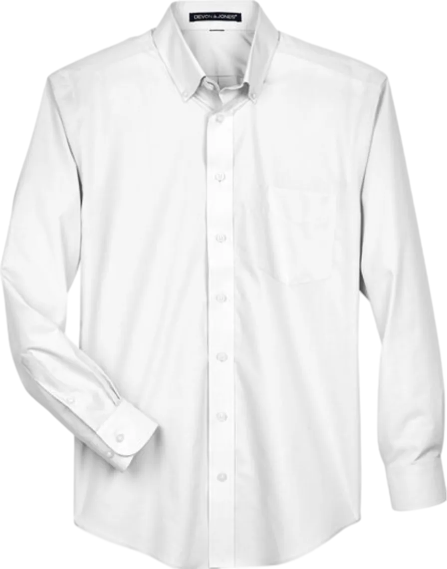 Men's Crown Woven Collection Solid Broadcloth
