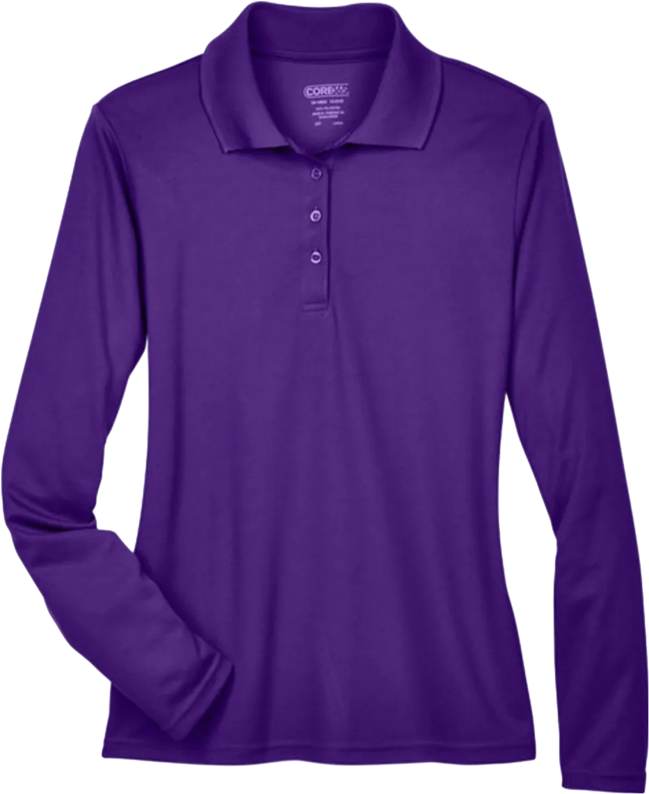 Ladies' Pinnacle Performance Long-Sleeve Piqué Polo