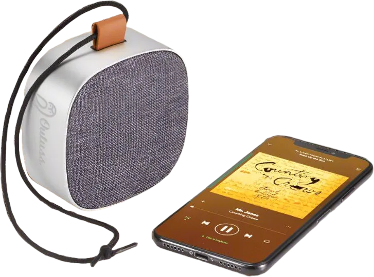 Tahoe Metal & Fabric Waterproof Bluetooth Speaker