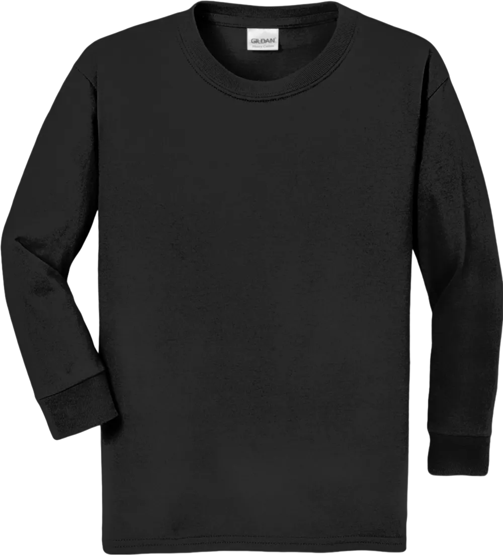 Youth Heavy Cotton 100% Cotton Long Sleeve T-Shirt